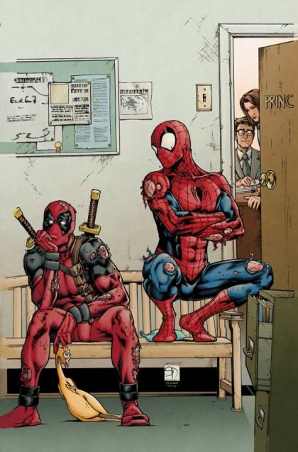 spiderman deapool comic