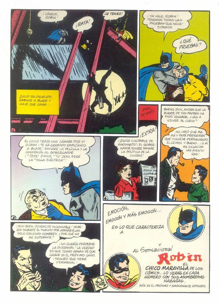 batman y robin historieta en español
