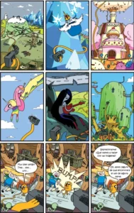 Cómics de Hora de Aventura comics de aventuras
